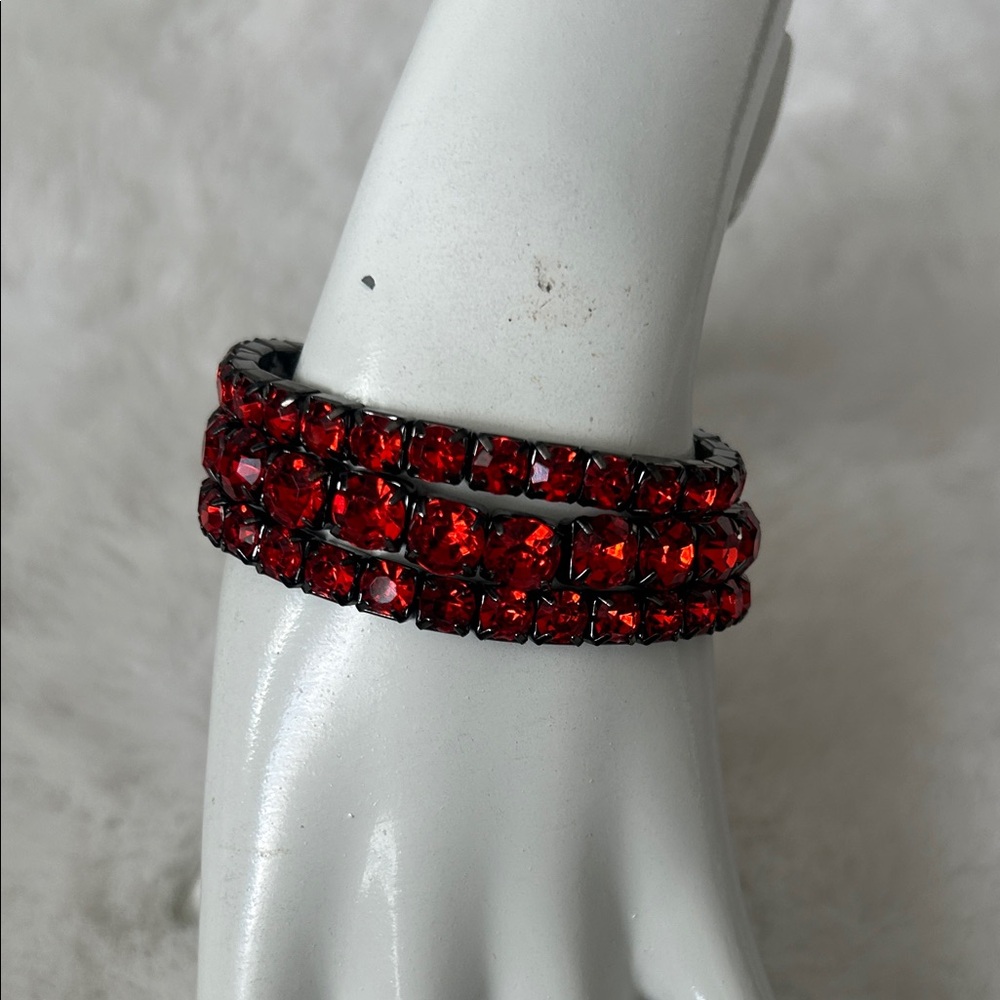 Glamorous Ruby Red Bracelet
